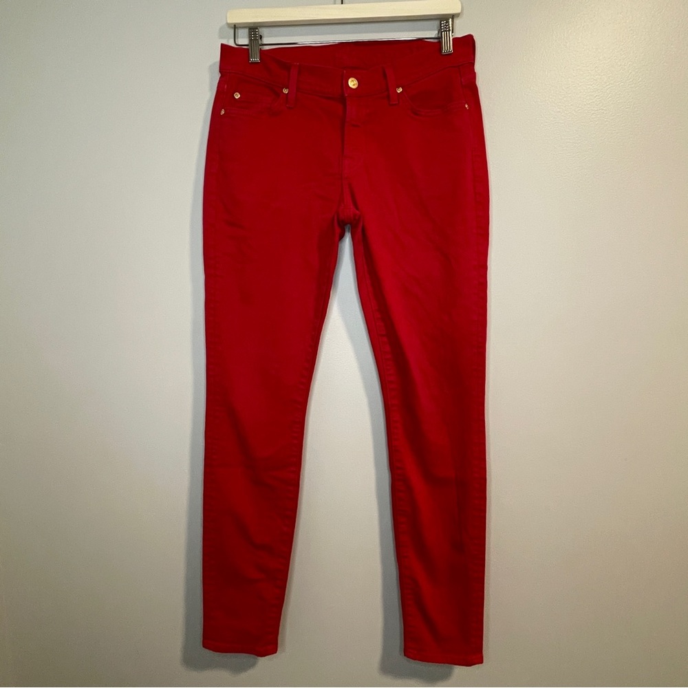 7 for all mankind Red jeans skinny , size 29